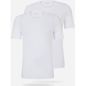 Hugo Boss Wit Comfort T-shirt met ronde hals - 2-Pack Heren