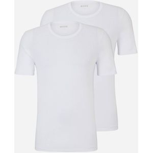 Hugo Boss Wit Comfort T-shirt met ronde hals - 2-Pack Heren