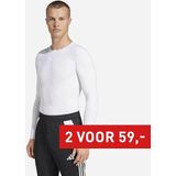 adidas - Techfit - Ondershirt - Wit - Lange Mouwen