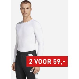 adidas - Techfit - Ondershirt - Wit - Lange Mouwen