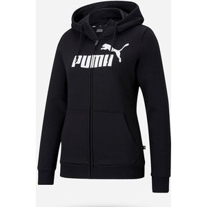 PUMA Essentials logo full-zip hoodie Dames