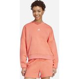 adidas - Pullover - Zwart - Fleece - Losvallend