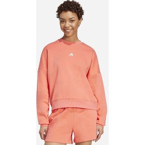 adidas - Pullover - Zwart - Fleece - Losvallend