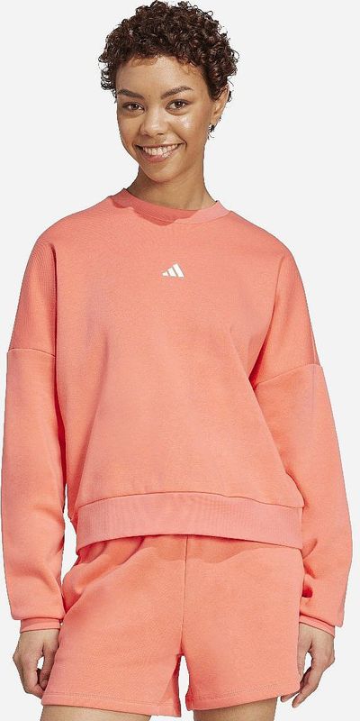 adidas - Pullover - Zwart - Fleece - Losvallend