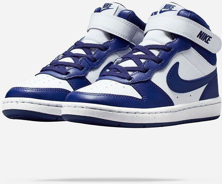 Nike - Court Borough Mid 2 - Kleuterschoenen - Zwart