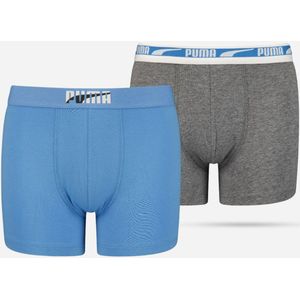 Puma Bodywear Boxershorts met Logo voor Jongens, set van 2 stuks