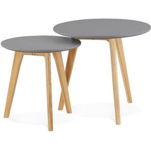 Ronde, donkergrijze mimiset 'GABY'