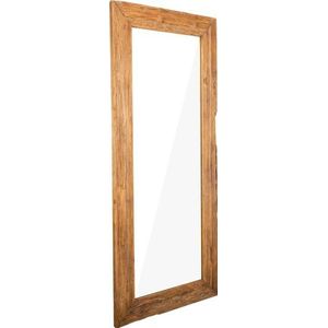 Rechthoekige Spiegel met Houten frame 180cm