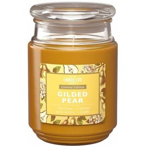 Large jar Gilded Pear - 510gr - Candle-lite