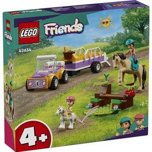 LEGO Friends Paard en pony aanhangwagen - 42634