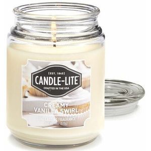 Large jar Creamy Vanilla Swirl - 510gr - Candle-lite