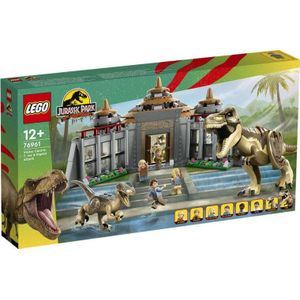 LEGO Jurassic World Jurassic Park Bezoekerscentrum: T. rex & raptor aanval Set - 76961