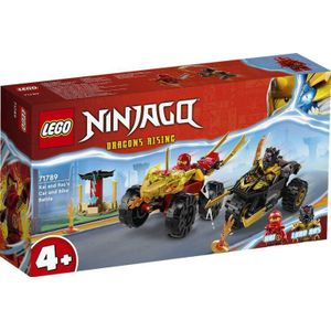 LEGO NINJAGO Kai en Ras' Duel Tussen Auto en Motor Speelgoed - 71789