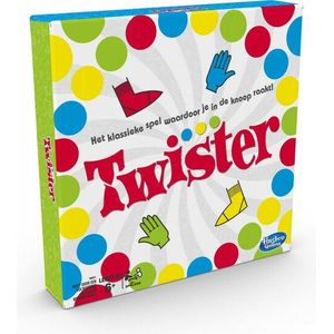 Hasbro Gaming Twister - Het bekende spel met 2 extra moves! Geschikt voor meer dan 2 spelers vanaf 6 jaar