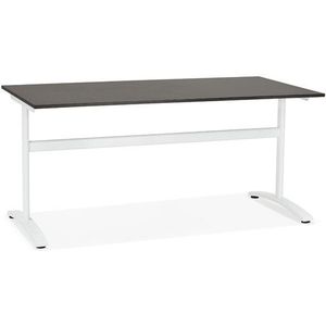 Grote rechte bureau 'CRYPTO' zwart - 160x80 cm