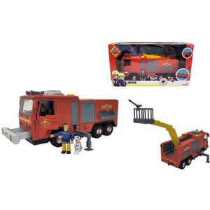 Simba - Brandweerman Sam - Jupiter Series Pro - Brandweerwagen - Speelgoedvoertuig