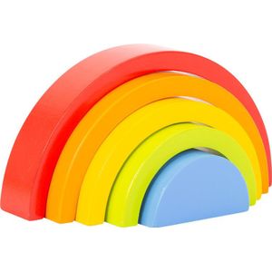 Houten Regenboog Bouwblokken - Hout Speelgoed Vanaf 1 Jaar