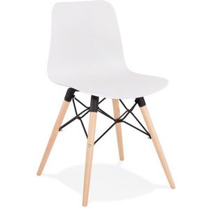 Scandinavische stoel 'TONIC' wit design