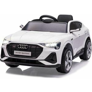 Accuvoertuig Audi E-tron Sportback Wit - 12V 2,4GHz