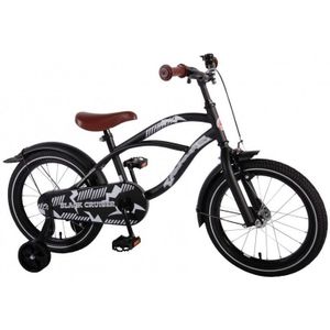 Volare Black Cruiser 16 Inch 25,4 cm Jongens Terugtraprem Zwart