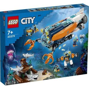 LEGO City Duikboot voor Diepzeeonderzoek Onderwater Set - 60379