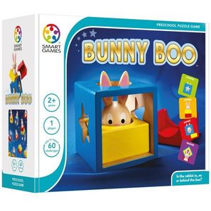 SmartGames - Bunny Boo - Houten kleuterspel - 60 opdrachten - Konijntje