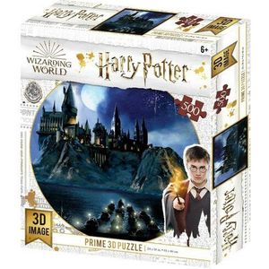 3D Image Puzzel - Hogwarts (500)