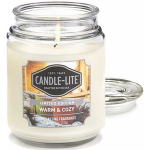 Large jar Warm & Cozy - 510gr - Candle-lite