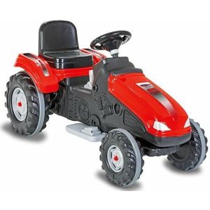 Accuvoertuig Tractor Big Wheel 12V Rood