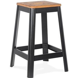 Halfhoge zwarte industriÃ«le barkruk 'LIDYA MINI'