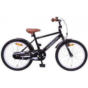 AMIGO BMX Fun 20 Inch Jongens Terugtraprem Matzwart