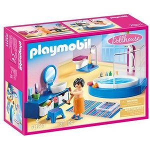 PLAYMOBIL Dollhouse Badkamer met Ligbad - 70211