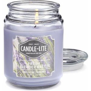Large jar Fresh Lavender Breeze - 510gr - Candle-lite