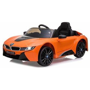 Accuvoertuig BMW I8 Coupe Oranje 12V 2,4GHz