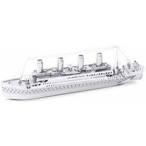 Metal Earth Titanic Ship Zilver Editie