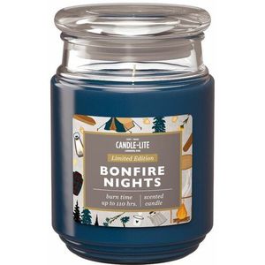 Large jar Bonfire Nights - 510gr - Candle-lite