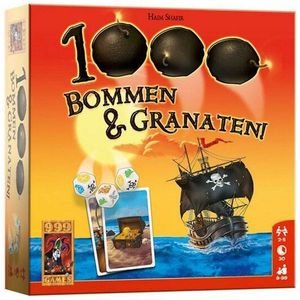 1000 Bommen en Granaten! - Dobbel zoveel mogelijk gelijke symbolen in dit piratenthema dobbelspel