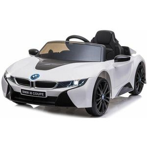 Accuvoertuig BMW I8 Coupe Wit 12V 2,4GHz