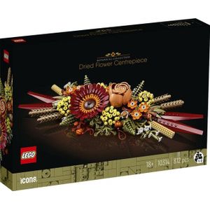 LEGO Icons Gedroogde Bloemen Bloemstuk Bouwset voor Volwassenen, Uniek Cadeau-idee - 10314