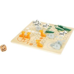 Small Foot Safari Ludo Spel - Speel met je favoriete savannedieren! Geschikt voor 2-4 spelers vanaf 4 jaar
