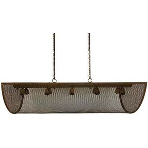 Hanglamp roest 10-lamp