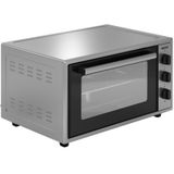 Wiggo WMO-E456(X) - Vrijstaande Mini Oven - 45 liter - 2000 Watt - Timer - Rvs