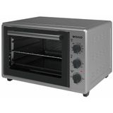 Wiggo WMO-E353(X) - Vrijstaande Mini Oven - 35 liter - 1800 Watt - Timer - Grijs