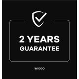 Wiggo WO-E505R(RX) - Serie 5 - 50 cm - Gasfornuis - Rood Rvs
