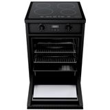 Wiggo WIO-E621A(BB) - Freestanding - Induction - Elektrische Oven - 60cm - Zwart