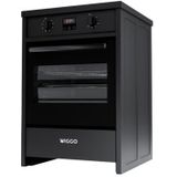 Wiggo WIO-E621A(BB) - Freestanding - Induction - Elektrische Oven - 60cm - Zwart