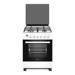 Wiggo WO-E639R(WW) - Serie 9 - 60 cm - Gasfornuis - Wok - Wit