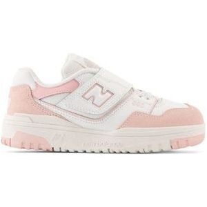 New Balance Kinderen 550 Bungee Lace with Top Strap in Roze, Synthetic, Maat 28.5