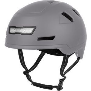 VINZ Nevis Speed Pedelec Helm Titanium | NTA 8776 goedgekeurd | Snorfiets helm Snorscooter | Geschikt voor Helmplicht Blauw Kenteken