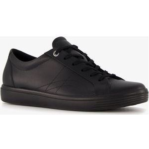 ECCO Soft Classic dames veterschoenen zwart - Maat 41 - Uitneembare zool